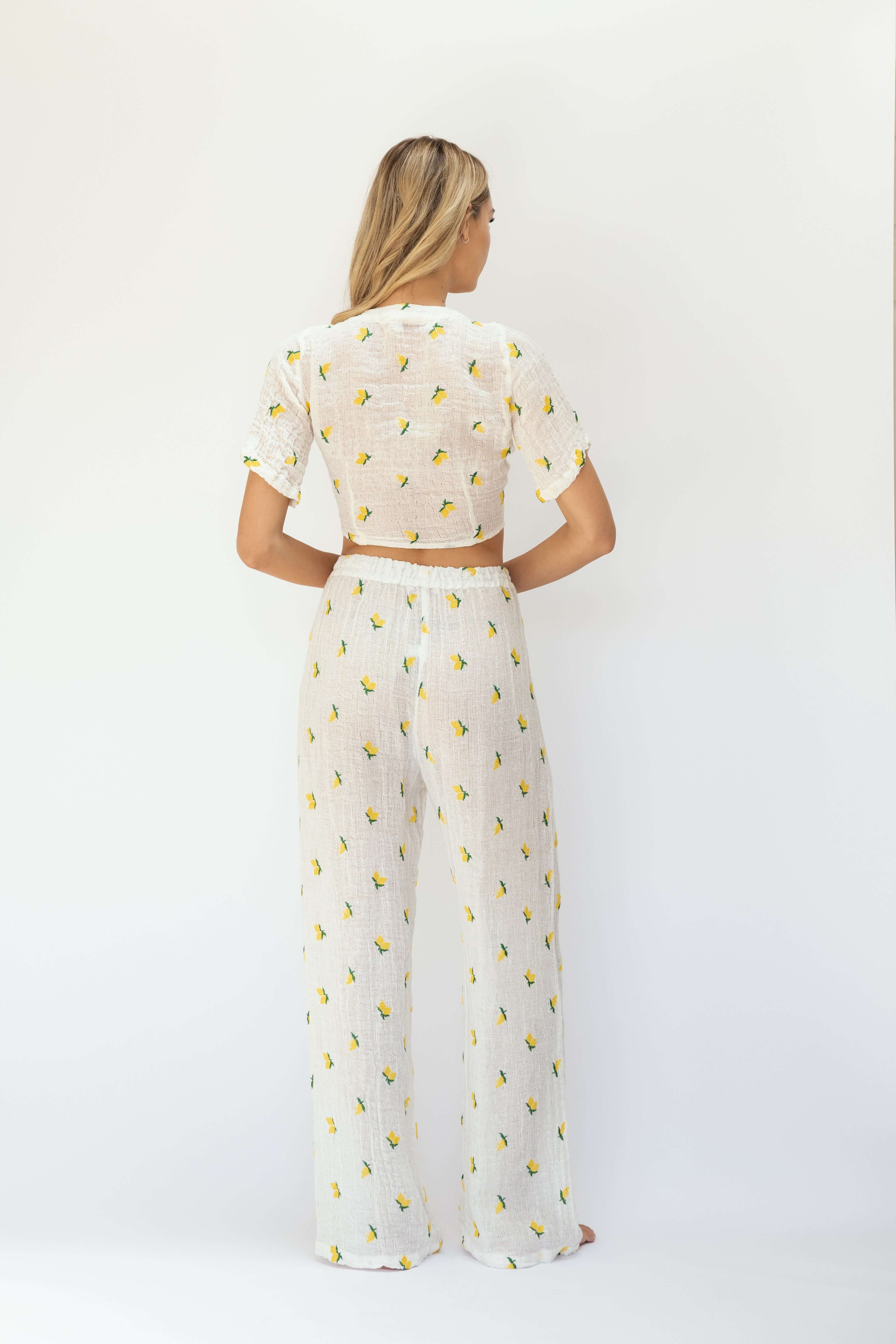 THE LIMONCELLO LINEN PANT